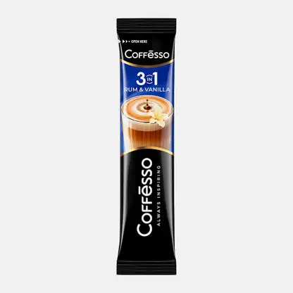 Напиток кофейный 3в1 Rum & Vanilla Coffesso 14г