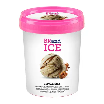 Изображение товара Мороженое BRandICE Пралине 600г