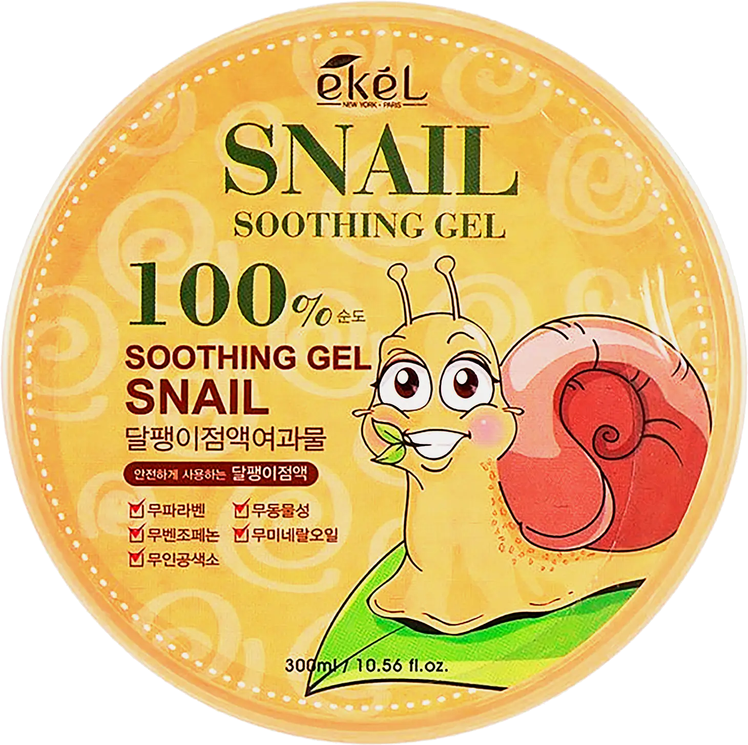 Гель для лица и тела Ekel Soothing Gel Snail успокаивающий с муцином улитки 300г