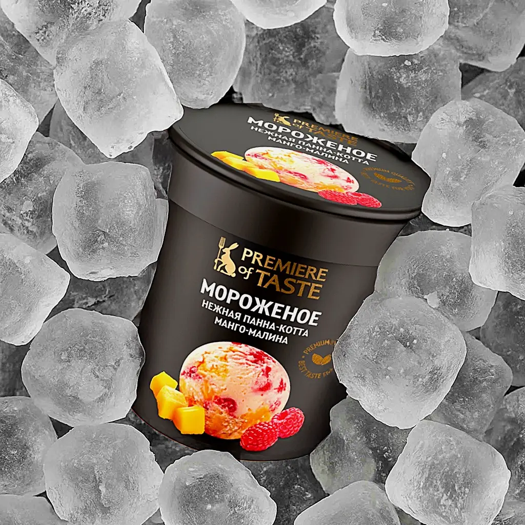 Изображение товара Мороженое Premiere of Taste Манго-Малина 400 г Изображение товара Мороженое Premiere of Taste Манго-Малина 400 г