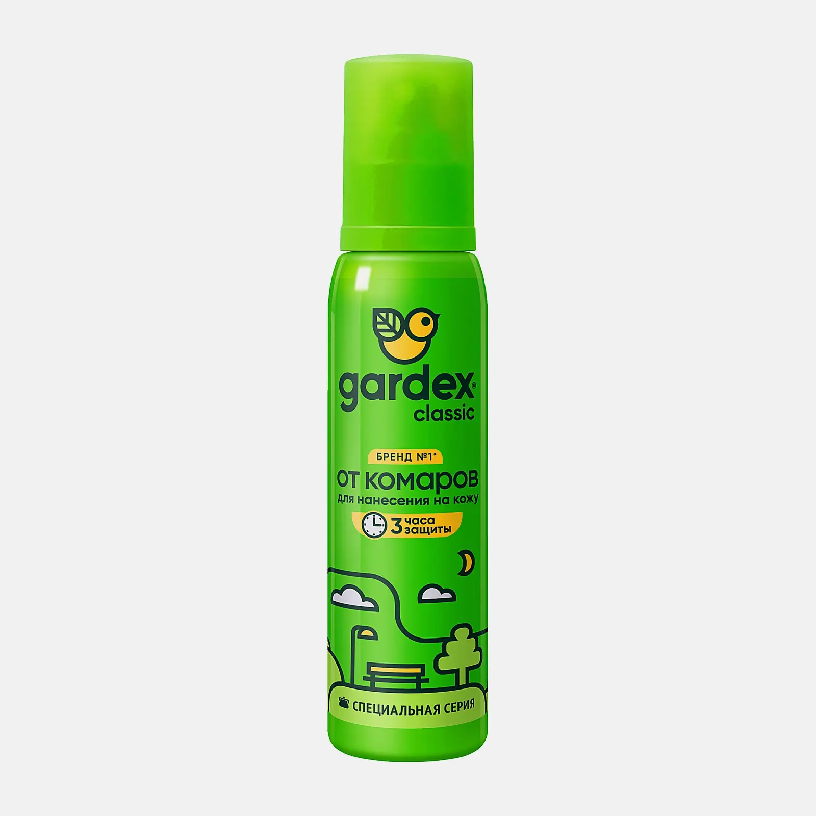 Аэрозоль от комаров Gardex Sport 100мл Аэрозоль от комаров Gardex Sport 100мл