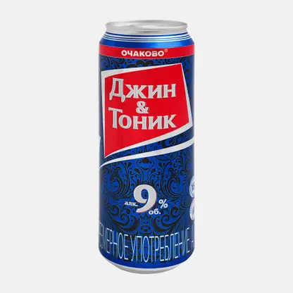 Напиток слабоалкогольный Джин Тоник 9% 450мл