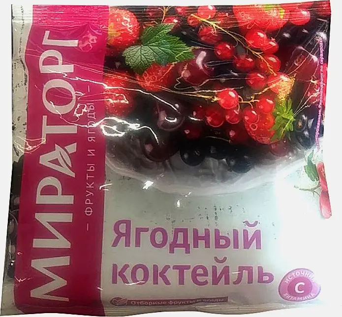 Изображение товара Ягодный коктейль быстрозамороженный Мираторг 300г