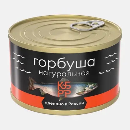 Горбуша Курильский Берег натуральная 250г