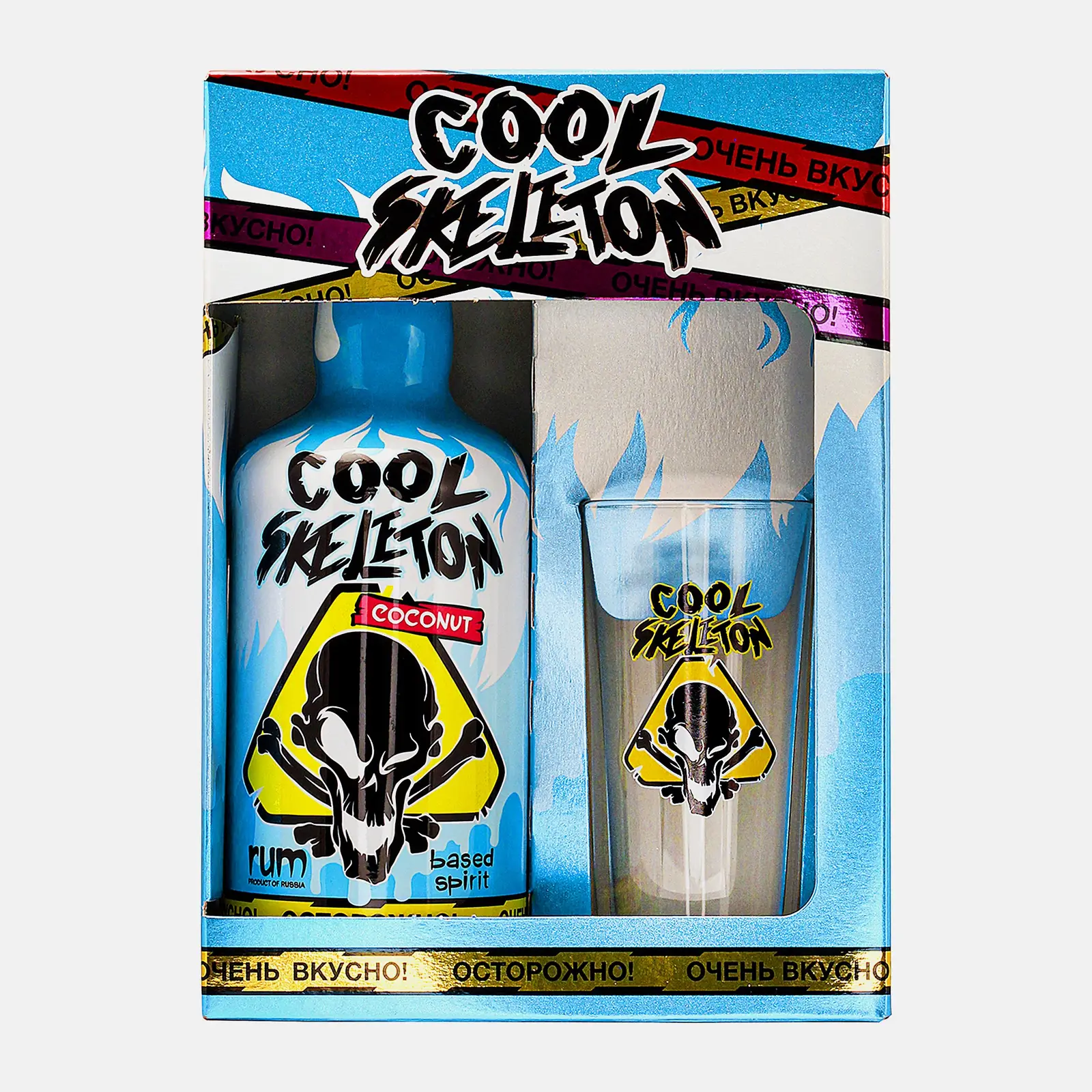 Изображение товара Кокосовый ром Cool Skeleton 37.5% 700 мл подарочная упаковка Россия