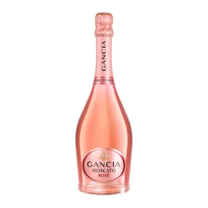 Вино игристое Gancia Moscato Rose розовое сладкое 7% 750мл