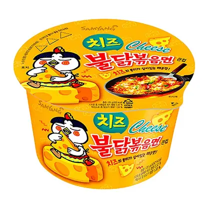 Изображение товара Лапша острая со вкусом курицы и сыра Samyang 105г