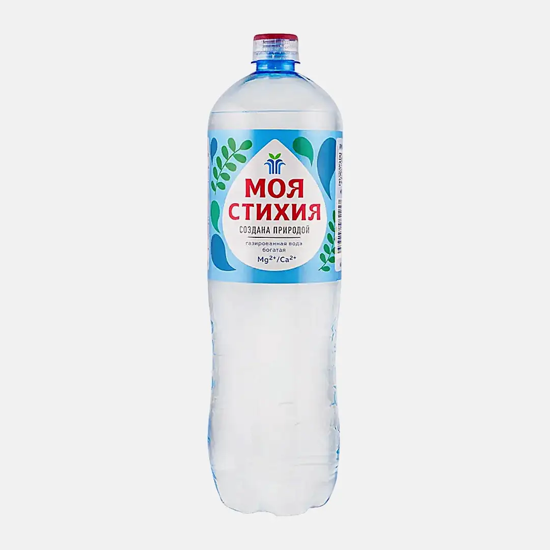 Вода Моя стихия минеральная питьевая газированная 1.5л