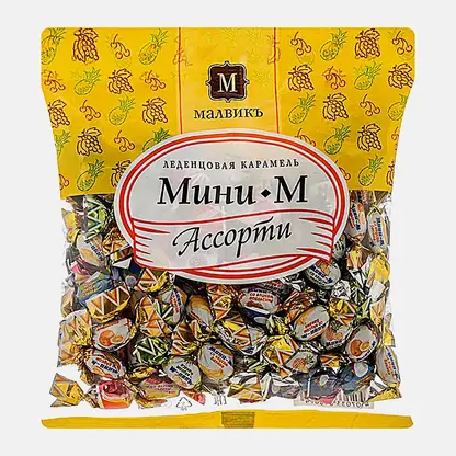 Карамель Малвикъ леденцовая Ассорти 180г