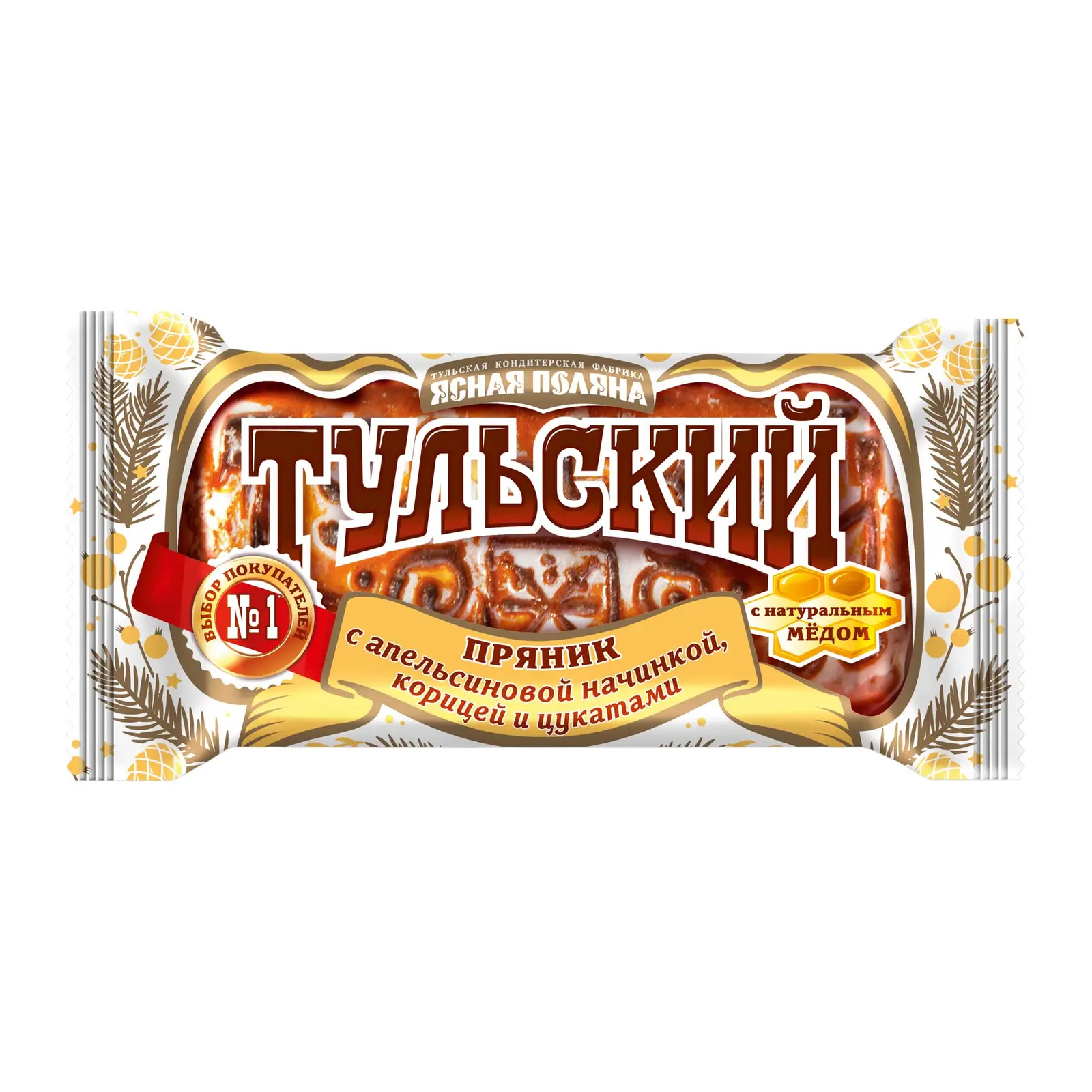 Изображение товара Тульский Пряник апельсин корица цукаты 130г