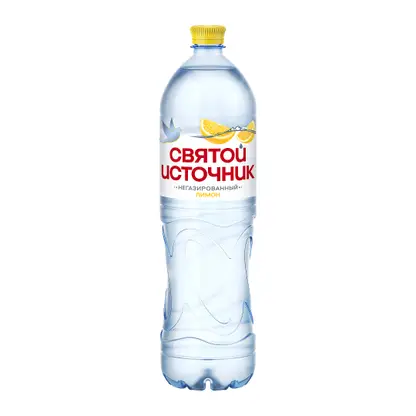 Изображение товара Вода Святой источник питьевая лимон негазированная 1.5л