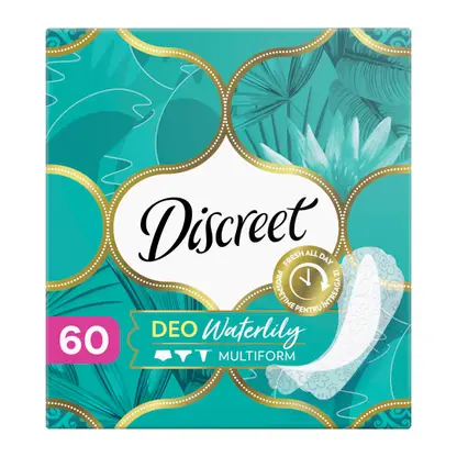 Изображение товара Прокладки Discreet Deo Water Lily Multiform ежедневные 60шт