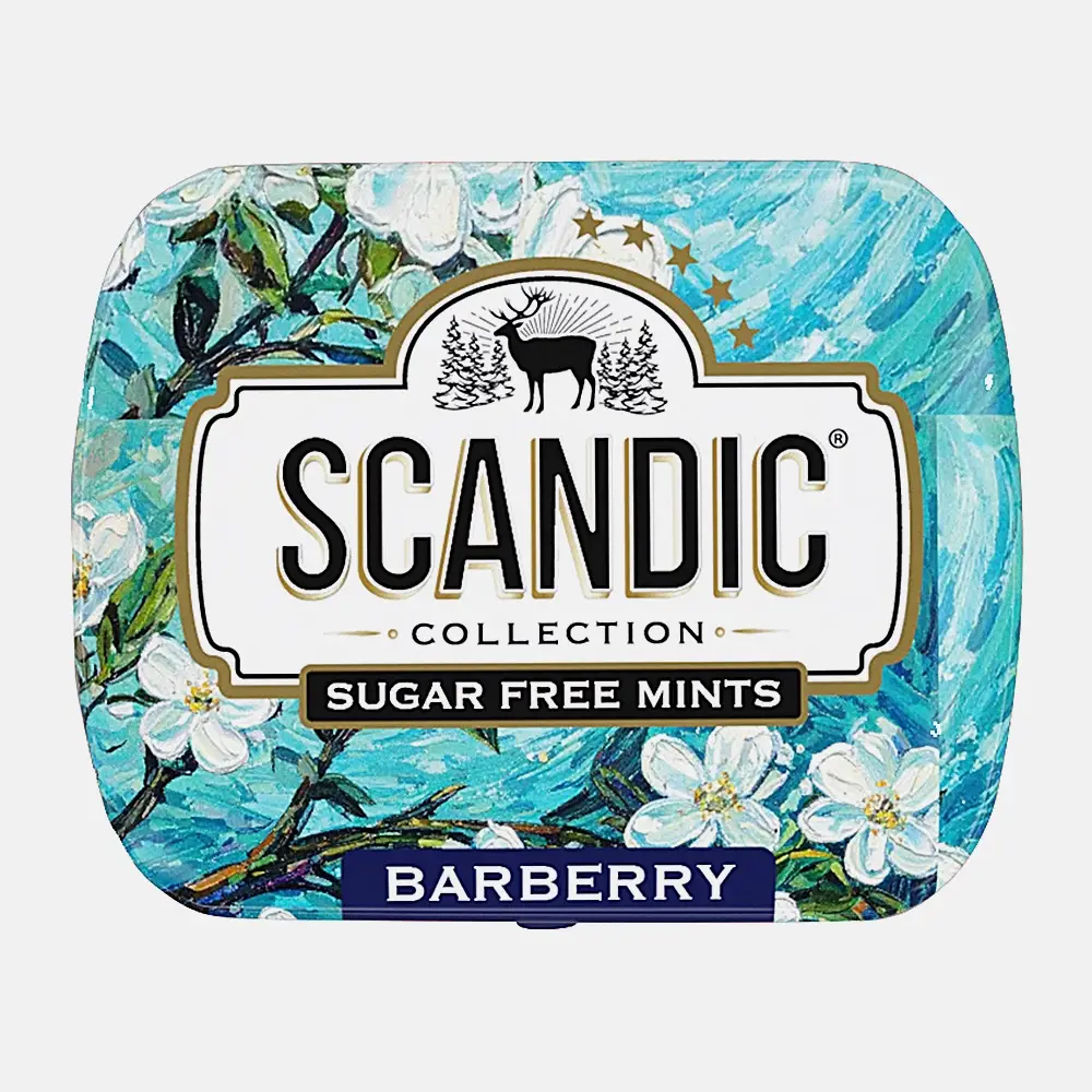Конфеты освежающие без сахара барбарис Scandic 14г
