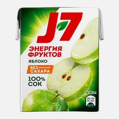 Сок J-7 Яблочный 200мл