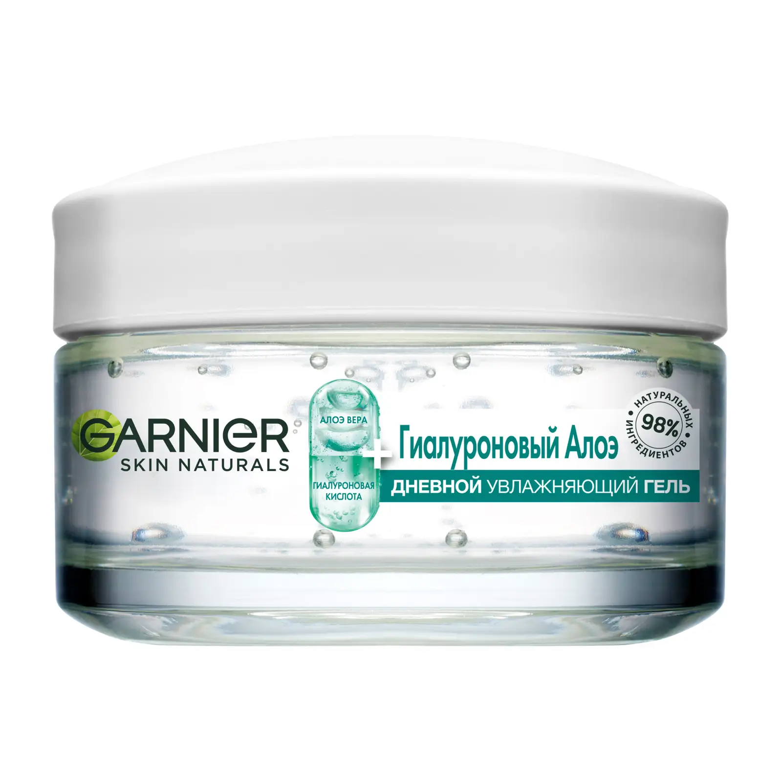 Алоэ-гель для лица Garnier Skin Naturals Гиалуроновый увлажняющий дневной с  алоэ вера и гиалуроновой кислотой для интенсивного увлажнения и упругости  нормальной и смешанной кожи 50мл — в каталоге на сайте сети Магнит |