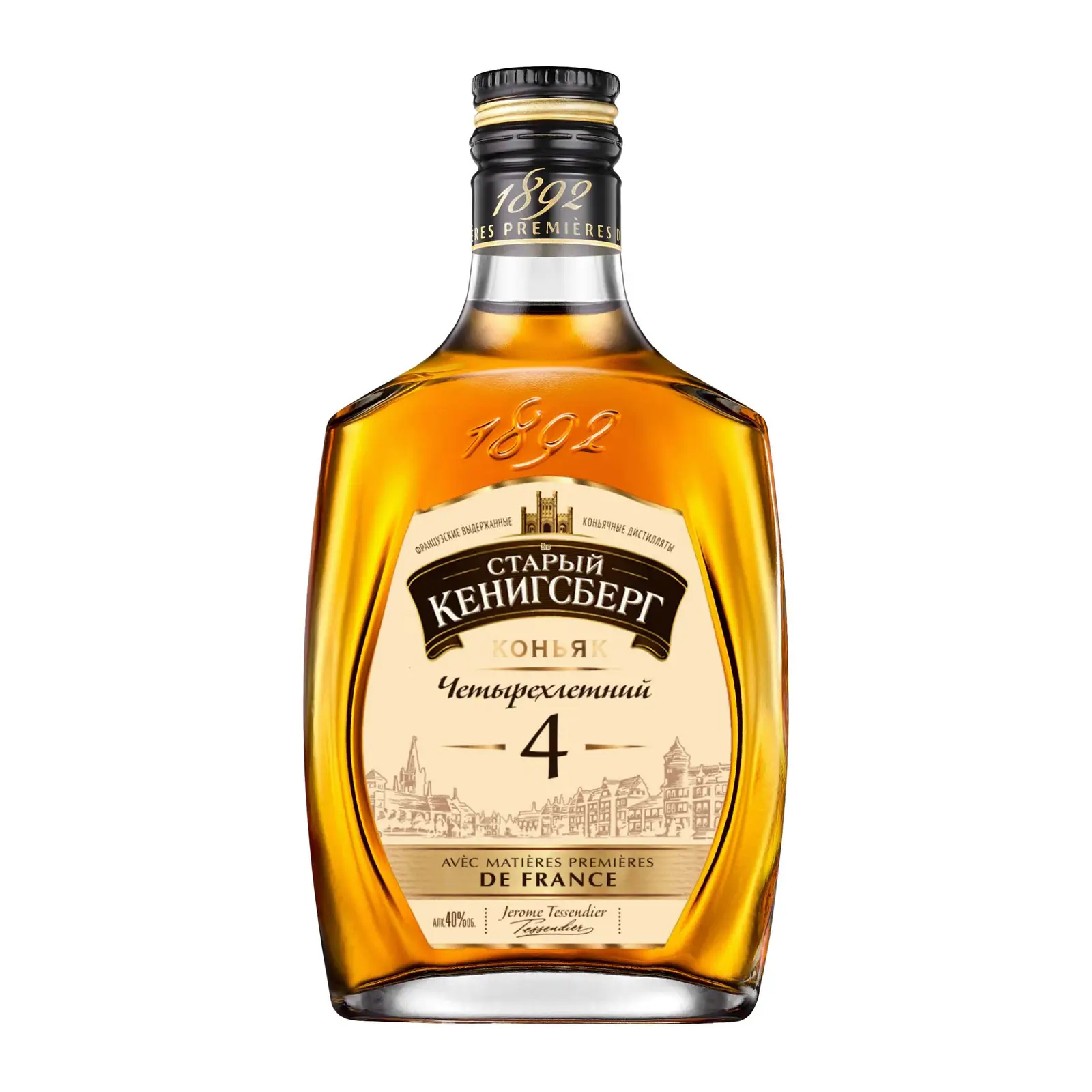 Изображение товара Коньяк Старый Кенигсберг 4 года 40% 250мл натуральный выдержанный