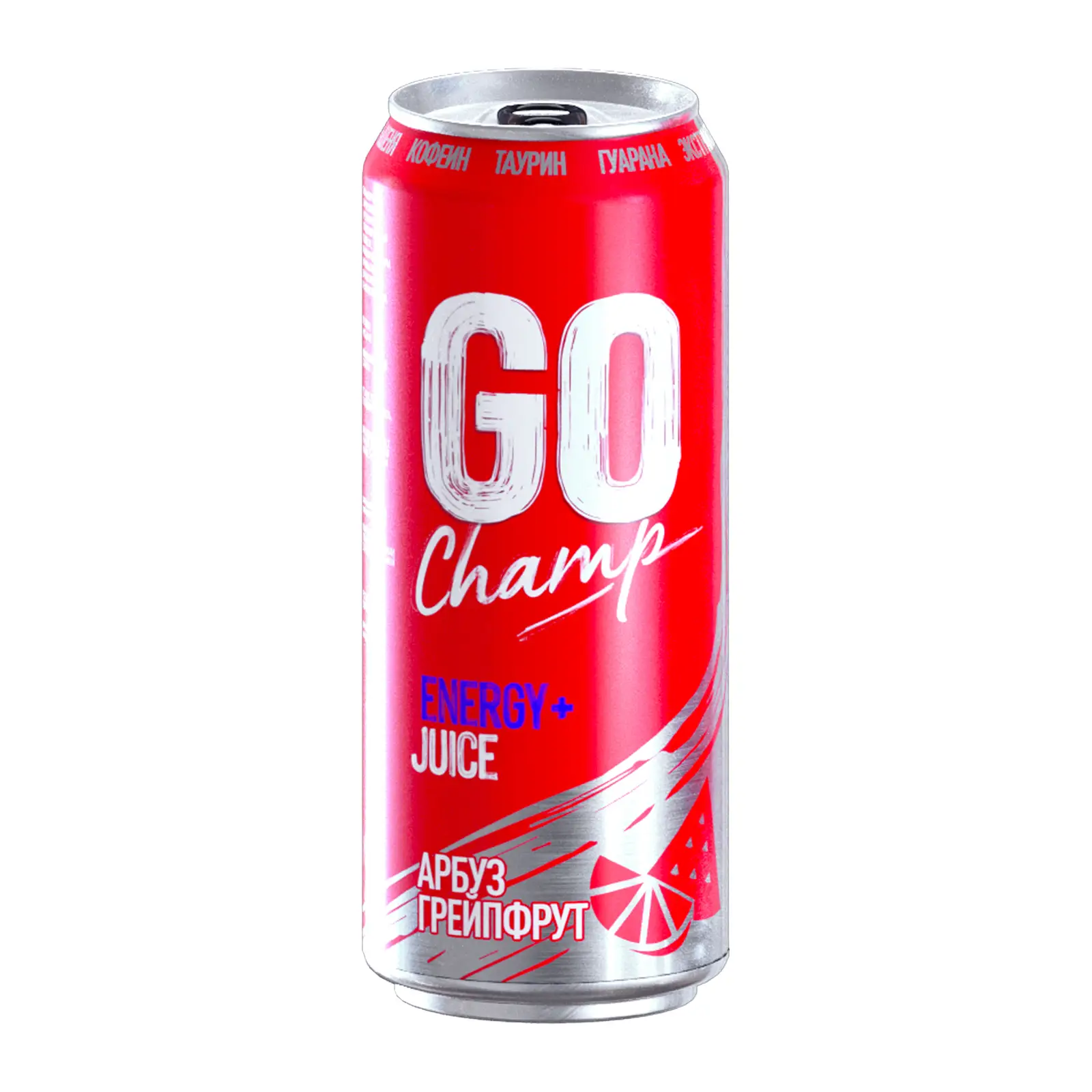 Изображение товара Энергетический напиток Go Champ арбуз-грейпфрут 430 мл