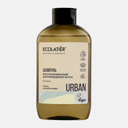Шампунь для волос Ecolatier Urban Восстанавливающий Аргана и белый жасмин 600мл