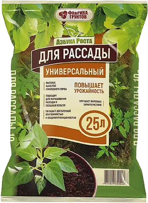 Грунт для рассады Азбука роста 25л