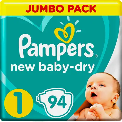 Подгузники Pampers New Baby Newborn р.1 2-5кг 94шт