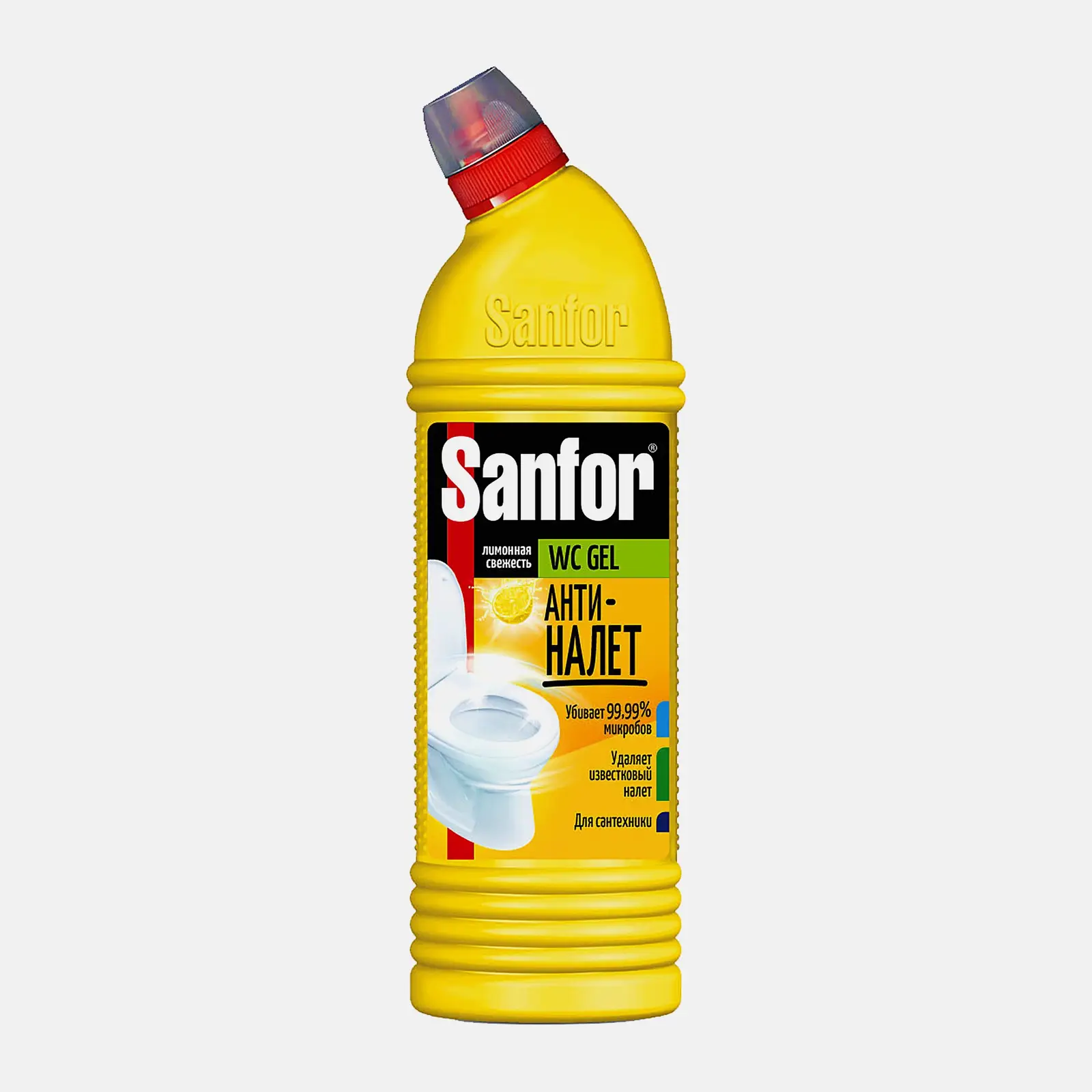 Средство для чистки унитаза и сантехники Sanfor Лимон 1л