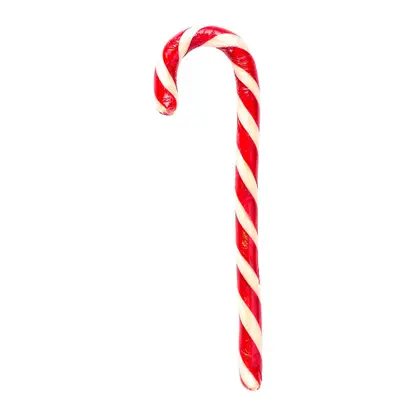 Изображение товара Карамель леденцовая Новогодняя тросточка со вкусом клубники Lenco 20г