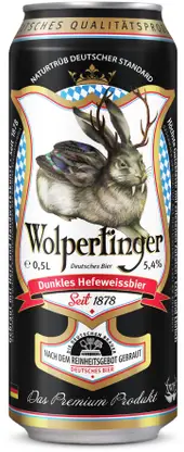 Пиво Wolpertinger Dunkles Hefeweissbier темное нефильтрованное 5.4% 500мл