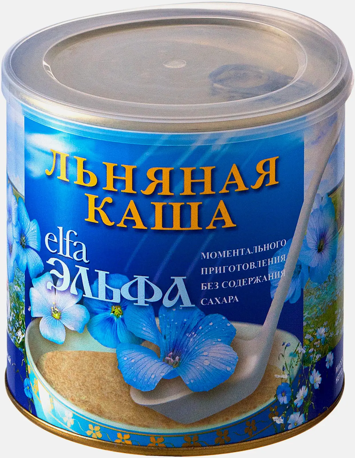 Каша льняная натуральная без сахара Elfa 400г