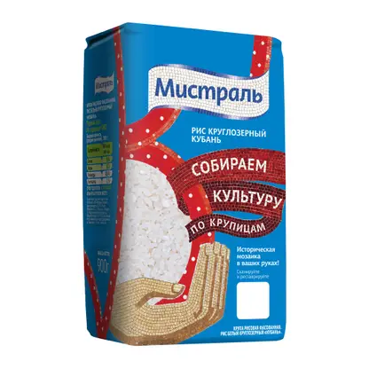 Изображение товара Рис Мистраль Кубань круглозерный 900г