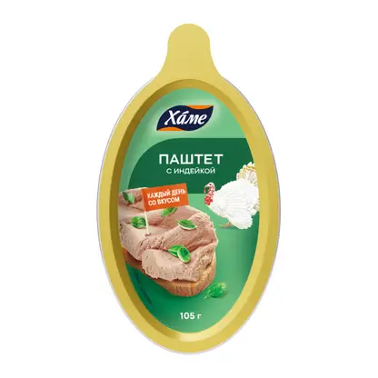 Изображение товара Паштет Хаме с индейкой 105г