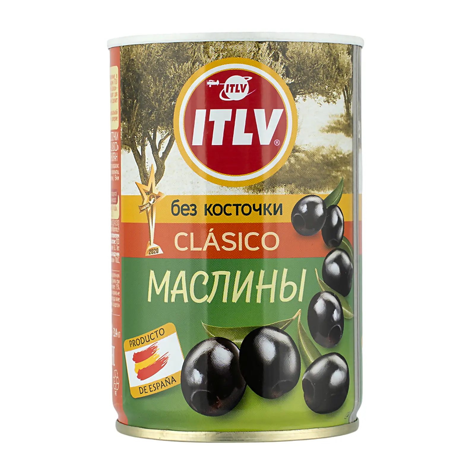 Изображение товара Маслины Itlv Clasico без косточек в банке 314 мл