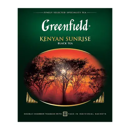 Изображение товара Чай черный Greenfield Kenyan Sunrise 100пак