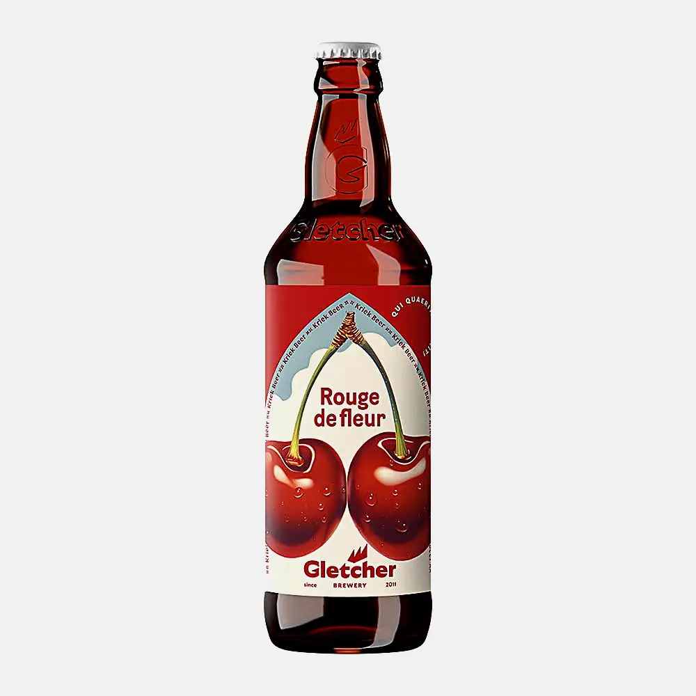 Пивной напиток фильтрованный пастеризованный Rouge De Fleur 3.8% 500мл Пивной напиток фильтрованный пастеризованный Rouge De Fleur 3.8% 500мл