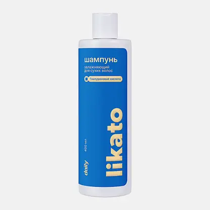 Увлажняющий шампунь для сухих волос с гиалуроновой кислотой Likato Professional 400мл