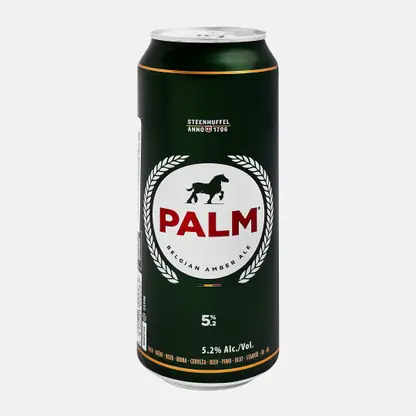 Пиво Palm темное фильтрованное 5.2% 500мл