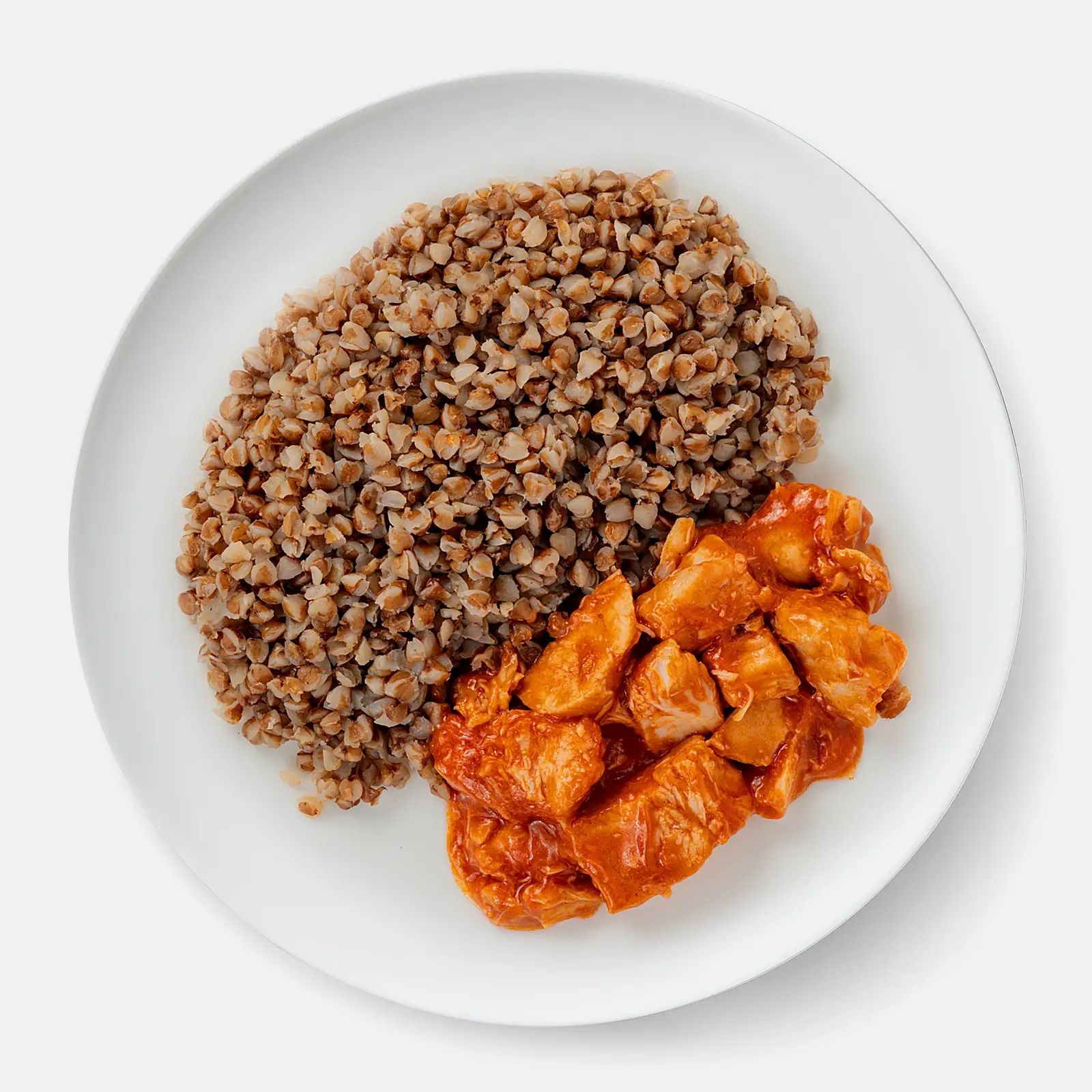 Изображение товара Курица с гречкой 225г Глобал Фуд готовое блюдо быстрое питание