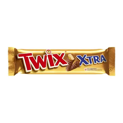 Изображение товара Шоколадный батончик с карамелью Twix Xtra 82г
