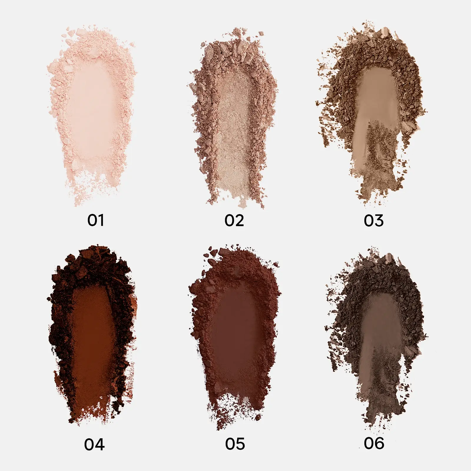 Тени для век Vivienne Sabo Paris 6 цветов тон 02 