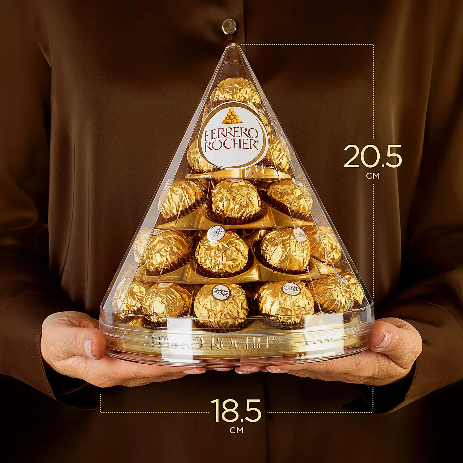 Конфеты Ferrero Rocher из молочного шоколада с начинкой из крема и лесного ореха 350г - фото 7
