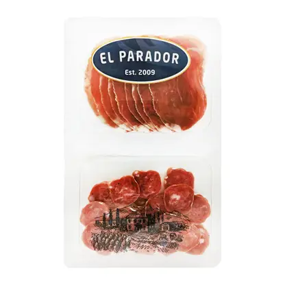 Изображение товара Хамон Дюрок и Фуэт сыровяленый в нарезке El Parador 80г