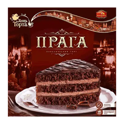 Изображение товара Торт Бисквитный Прага Черемушки 720г