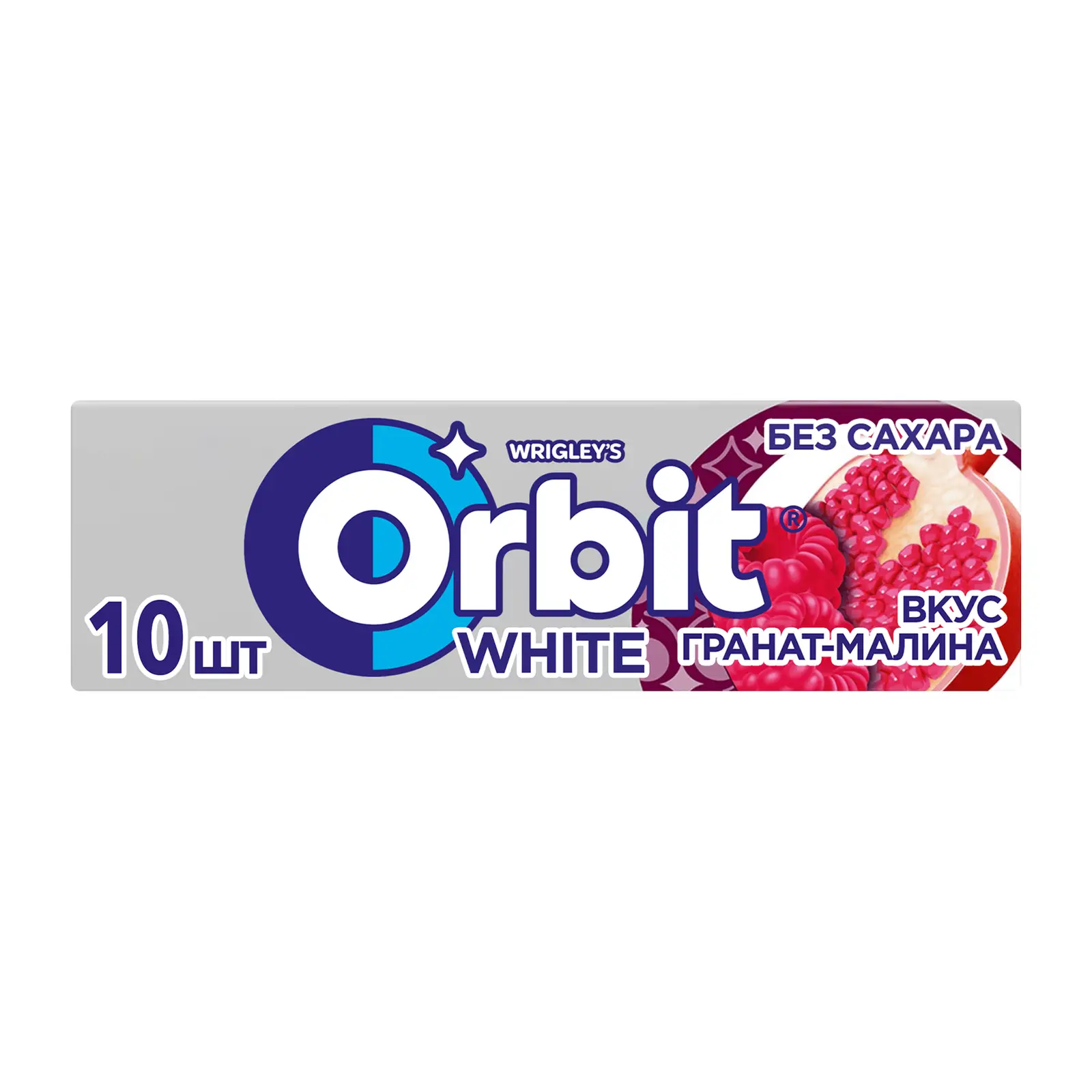 Изображение товара Жевательная резинка Orbit White Гранат-малина без сахара 13.6г