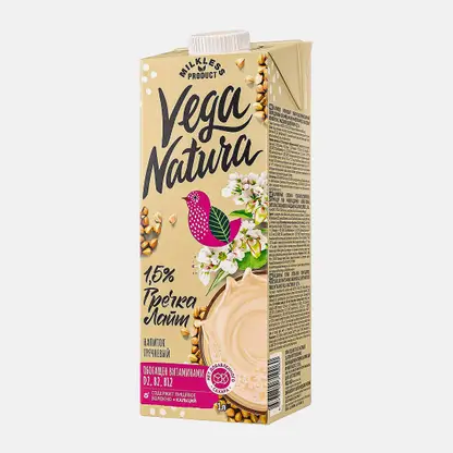 Напиток Vega Natura растительный Гречка лайт 1л