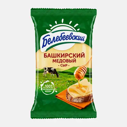 Сыр Белебеевский МК Башкирский медовый 50% 190г