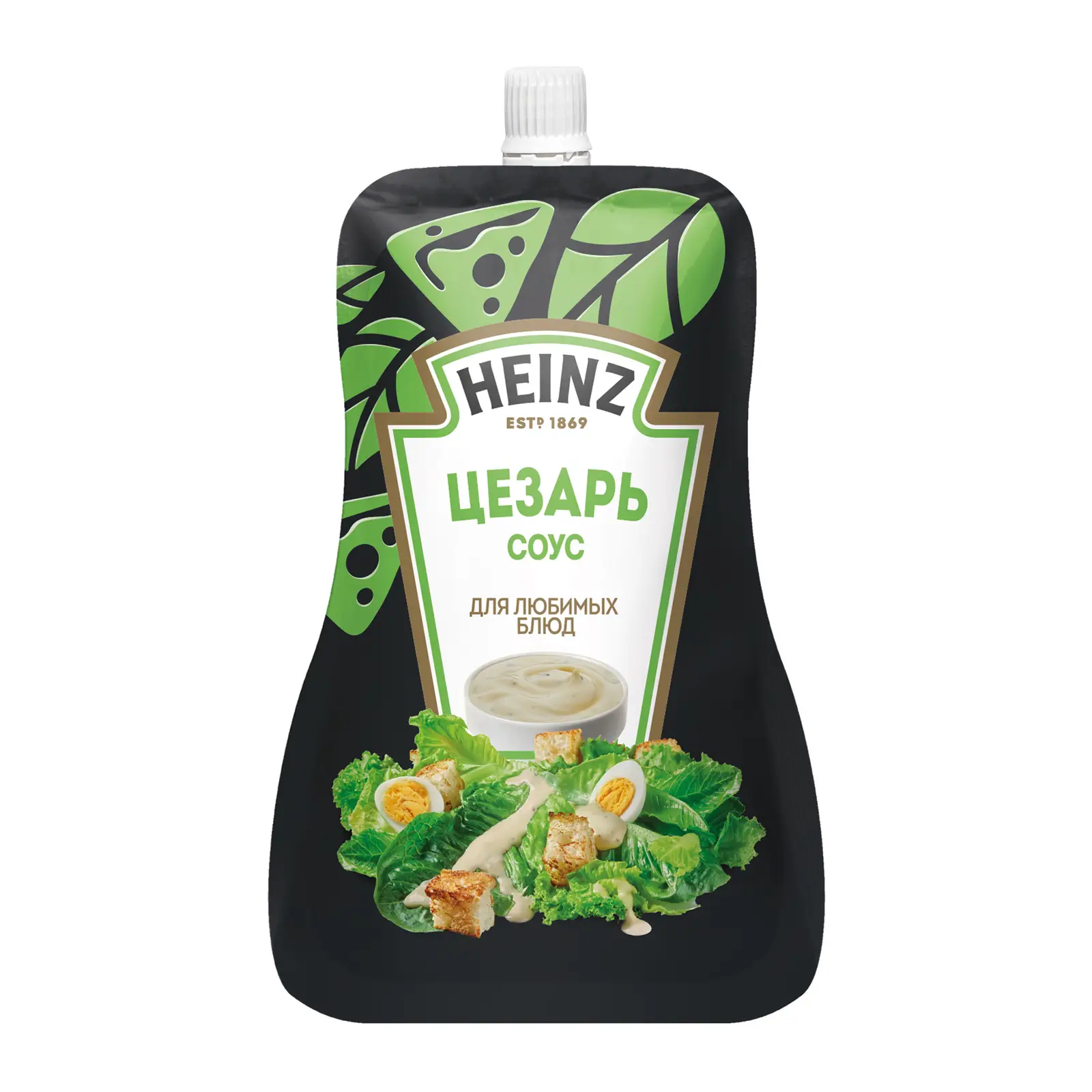 Изображение товара Соус Цезарь Heinz 200г - натуральный вкус, подходит для салатов и блюд