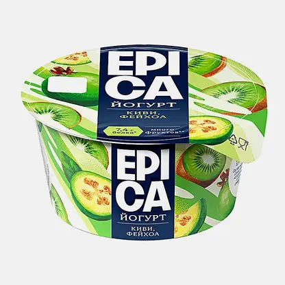 Йогурт Epica Киви Фейхоа 4.8% 130г