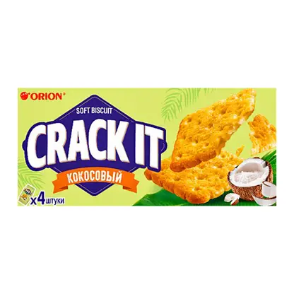 Изображение товара Печенье затяжное Orion Crack-it Coconut 72г