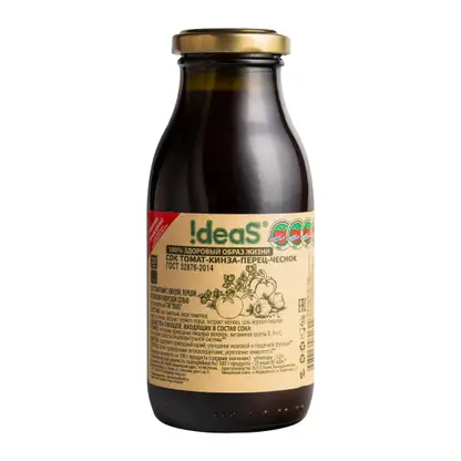 Изображение товара Детокс-Сок Томат-кинза-перец-чеснок Ideas 300мл