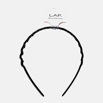 Ободок LAF с зубчиками черный soft-touch