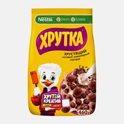 Шарики шоколадные Хрутка обогащенные кальцием 460г